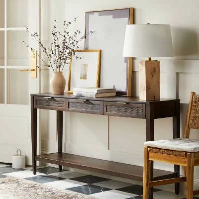 24" X 30" Simple Abstract Shape Framed Canvas - Threshold™ Designed With Studio McGee 1 24" X 30" Simple Abstract Shape Framed Canvas - Threshold™ Designed With Studio McGee