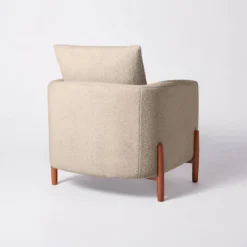 Elroy Faux Shearling Accent Chair With Wood Legs - Threshold™ Designed With Studio McGee 14 Elroy Faux Shearling Accent Chair With Wood Legs - Threshold™ Designed With Studio McGee -Beauty House GUEST 9253b8cf 4e11 4a1b aeb0 11fec1e0f29d