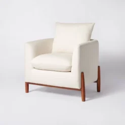 Elroy Faux Shearling Accent Chair With Wood Legs - Threshold™ Designed With Studio McGee 20 Elroy Faux Shearling Accent Chair With Wood Legs - Threshold™ Designed With Studio McGee -Beauty House GUEST 92cdde9c f944 4b57 a938 462963d536a2