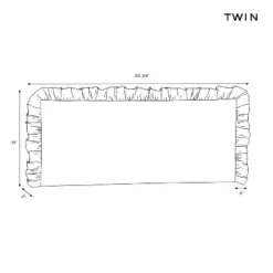 Ruffled Wall Mounted Headboard - Threshold™ Designed With Studio McGee -Beauty House GUEST 961871ce e043 48de 87d4 75c9097922c6