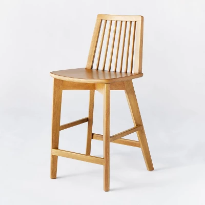 Linden Modified Windsor Wood Counter Height Barstool - Threshold™ Designed With Studio McGee 6 Linden Modified Windsor Wood Counter Height Barstool - Threshold™ Designed With Studio McGee - Image 6