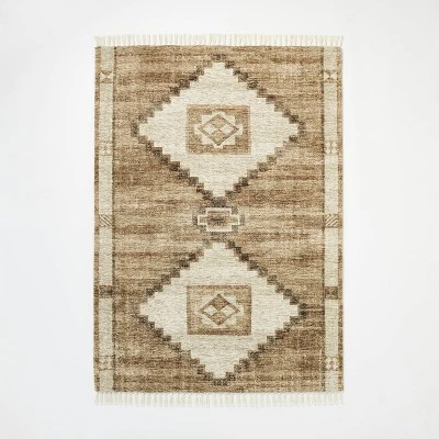 Double Medallion Persian Style Rug Tan - Threshold™ Designed With Studio McGee 4 Double Medallion Persian Style Rug Tan - Threshold™ Designed With Studio McGee - Image 4