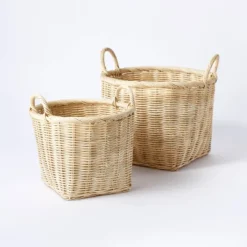 Medium Rattan Basket With Handles - Threshold™ Designed With Studio McGee 5 Medium Rattan Basket With Handles - Threshold™ Designed With Studio McGee -Beauty House GUEST 98f7439a f4f3 4b0c bb44 b05a87aca74b