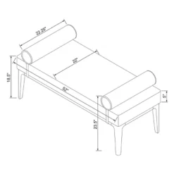 Randolph Bench With Bolster Pillows Linen - Threshold™ Designed With Studio McGee 14 Randolph Bench With Bolster Pillows Linen - Threshold™ Designed With Studio McGee -Beauty House GUEST 9983e70b 7f9e 4bcf a332 1d6fe6933ce7