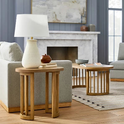 Ceramic Speckled Table Lamp - Threshold™ Designed With Studio McGee 1 Ceramic Speckled Table Lamp - Threshold™ Designed With Studio McGee