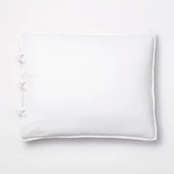 Standard Decorative Border Cotton Slub Quilt Sham Neutral Floral - Threshold™ Designed With Studio McGee: OEKO-TEX Certified, Tie Closure 6 Standard Decorative Border Cotton Slub Quilt Sham Neutral Floral - Threshold™ Designed With Studio McGee: OEKO-TEX Certified, Tie Closure -Beauty House GUEST 9e945609 48a2 465a ab81 242a947e1569