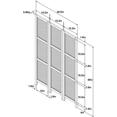 Lomita Rattan Room Divider Natural - Threshold™ Designed With Studio McGee 4 Lomita Rattan Room Divider Natural - Threshold™ Designed With Studio McGee - Image 4