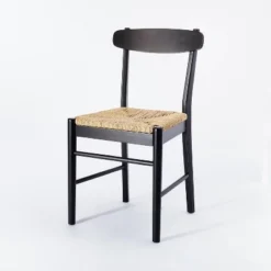 Logan Wood Dining Chair With Woven Seat - Threshold™ Designed With Studio McGee -Beauty House GUEST a48fd9e6 3c2f 437a bb66 70671f884474