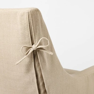 Camas Slipcover Accent Chair Khaki - Threshold™ Designed With Studio McGee 4 Camas Slipcover Accent Chair Khaki - Threshold™ Designed With Studio McGee - Image 4