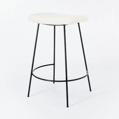 Clarkston Metal Counter Height Barstool With Upholstered Seat - Threshold™ Designed With Studio McGee 8 Clarkston Metal Counter Height Barstool With Upholstered Seat - Threshold™ Designed With Studio McGee - Image 8