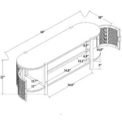Portola Hills Caned Door TV Stand For TVs Up To 60" - Threshold™ Designed With Studio McGee -Beauty House GUEST aba2ea09 33b5 40d8 8eb5 a81996af25bb