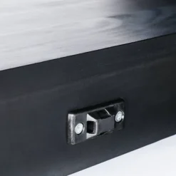 Console Table With Woven Rattan Shelf Black - Threshold™ Designed With Studio McGee -Beauty House GUEST ace694e0 8779 47cd 88e0 f26dc4c34e37