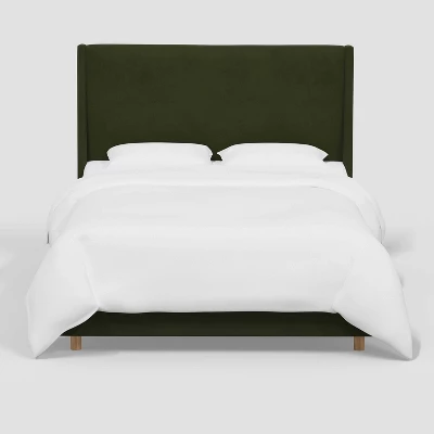 Encino Wingback Bed In Dry Velvet - Threshold™ Designed With Studio McGee 1 Encino Wingback Bed In Dry Velvet - Threshold™ Designed With Studio McGee