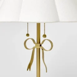 Stick Lamp With Bow Brass - Threshold™ Designed With Studio McGee 5 Stick Lamp With Bow Brass - Threshold™ Designed With Studio McGee -Beauty House GUEST b7c11322 5468 4374 891e f2d065817b03