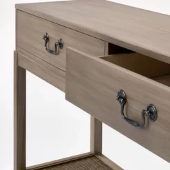 Brandeis Woven Console Table Brown - Threshold™ Designed With Studio McGee -Beauty House GUEST b85f0ef4 7731 4038 aec9 bac43e1890ea