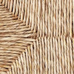 Metal And Rush Weave Top Console Table Black - Threshold™ Designed With Studio McGee: Mahogany Frame, Square Entryway Table -Beauty House GUEST bba068bf 9628 4575 94b6 7470824ee209