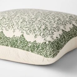 24"X24" OS Square "Brubaker Allover" Cotton Dobby Pillow - Threshold™ Designed With Studio McGee -Beauty House GUEST bdca02d0 c1a2 4ee5 ba77 a718a7feed46