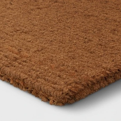 1'11x2'11" 'Welcome' Coir Doormat Black - Threshold™ Designed With Studio McGee 3 1'11x2'11" 'Welcome' Coir Doormat Black - Threshold™ Designed With Studio McGee - Image 3