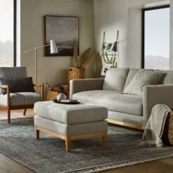 Woodland Hills Wood Base Sofa Light Gray - Threshold™ Designed With Studio McGee -Beauty House GUEST c38cec81 1a6c 4015 ab10 83c689dddf83