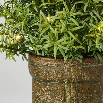 Rosemary Pre-Lit Christmas Arrangement - Threshold™ Designed With Studio McGee 2 Rosemary Pre-Lit Christmas Arrangement - Threshold™ Designed With Studio McGee - Image 2