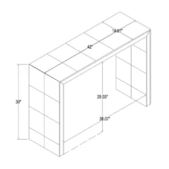 Ogden Burled Wood Console Table - Threshold™ Designed With Studio McGee -Beauty House GUEST c9d87896 2f67 4a2a 9ba3 39f9f44679da