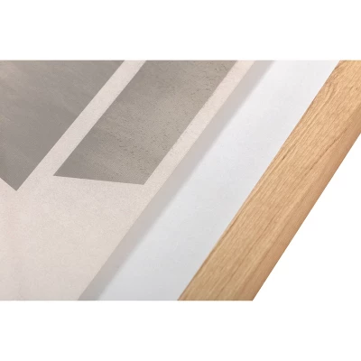 16" X 20" Color Block Abstract Glass Framed Wall Art Print Light Navy - Threshold™ Designed With Studio McGee 4 16" X 20" Color Block Abstract Glass Framed Wall Art Print Light Navy - Threshold™ Designed With Studio McGee - Image 4