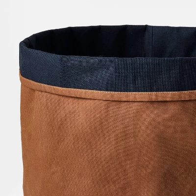 Large Solid Canvas Storage Basket - Threshold™ Designed With Studio McGee 2 Large Solid Canvas Storage Basket - Threshold™ Designed With Studio McGee - Image 2