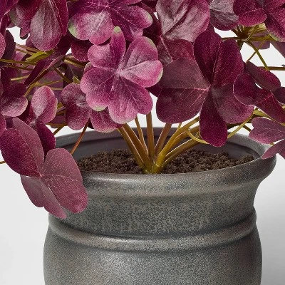 14" Fall Floral Trailing Artificial Arrangement Purple - Threshold™ Designed With Studio McGee 3 14" Fall Floral Trailing Artificial Arrangement Purple - Threshold™ Designed With Studio McGee - Image 3