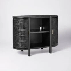 Portola Hills Caned Door Console With Shelves - Threshold™ Designed With Studio McGee -Beauty House GUEST d8a3124a 3a6a 4b28 8cc4 73d0035a42d8