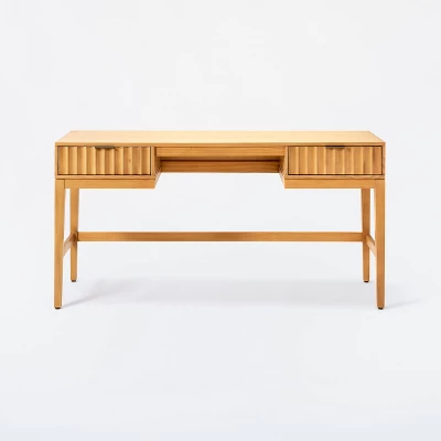 Thousand Oaks Wood Scalloped Desk - Threshold™ Designed With Studio McGee 2 Thousand Oaks Wood Scalloped Desk - Threshold™ Designed With Studio McGee - Image 2