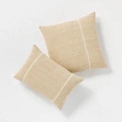 Oversize Embroidered Striped Throw Pillow Cream - Threshold™ Designed With Studio McGee 9 Oversize Embroidered Striped Throw Pillow Cream - Threshold™ Designed With Studio McGee -Beauty House GUEST dd44cc07 b08f 4537 b5c0 957f387f1926