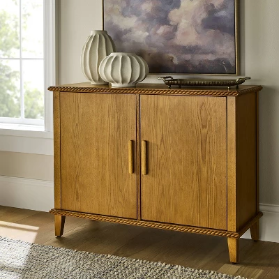 Azorella 2 Door Cabinet Oak Brown - Threshold™ Designed With Studio McGee 1 Azorella 2 Door Cabinet Oak Brown - Threshold™ Designed With Studio McGee