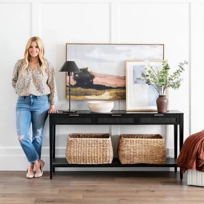 Lynwood Square Upholstered Cube - Threshold™ Designed With Studio McGee 7 Lynwood Square Upholstered Cube - Threshold™ Designed With Studio McGee - Image 7