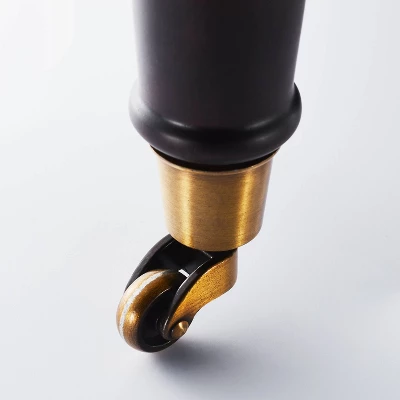 Mercer Rolled Upholstered Armchair With Casters - Threshold™ Designed With Studio McGee 5 Mercer Rolled Upholstered Armchair With Casters - Threshold™ Designed With Studio McGee - Image 5