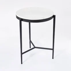 Pleasant Grove Round Marble End Table White - Threshold™ Designed With Studio McGee 7 Pleasant Grove Round Marble End Table White - Threshold™ Designed With Studio McGee -Beauty House GUEST e3e10705 2a8c 4a94 b227 413f936ea152