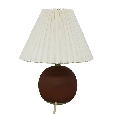 Oval Table Lamp With Pleated Shade (Includes LED Light Bulb) Red - Threshold™ Designed With Studio McGee 7 Oval Table Lamp With Pleated Shade (Includes LED Light Bulb) Red - Threshold™ Designed With Studio McGee - Image 7