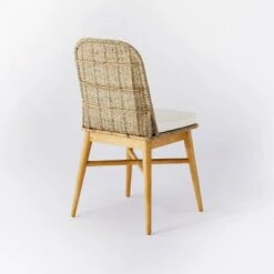 Juniper Woven Dining Chair With Cushion Natural - Threshold™ Designed With Studio McGee -Beauty House GUEST e8172ff7 020a 4ddb b645 ad2c009ce2f1