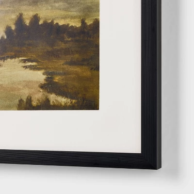 20"x16" Marshland At Dusk Framed Wall Art - Threshold™ Designed With Studio McGee 2 20"x16" Marshland At Dusk Framed Wall Art - Threshold™ Designed With Studio McGee - Image 2