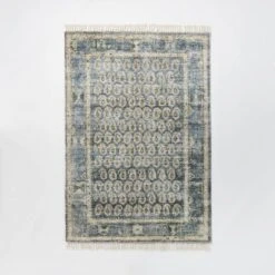 Lost Creek Printed Paisley Rug Blue - Threshold™ Designed With Studio McGee -Beauty House GUEST e8e94a54 2263 4993 84d8 d4a216f28ff8
