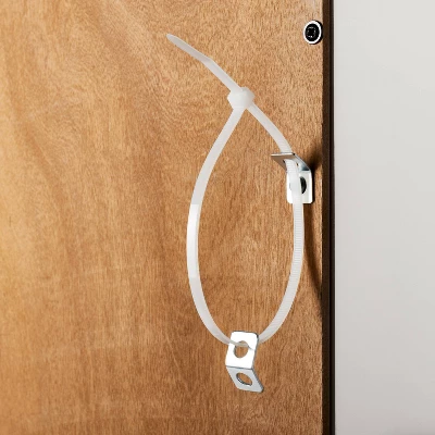 32" Promontory Sliding Glass 2 Door Cabinet - Threshold™ Designed With Studio McGee 4 32" Promontory Sliding Glass 2 Door Cabinet - Threshold™ Designed With Studio McGee - Image 4