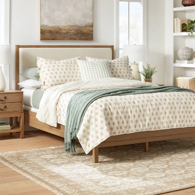 Elmira Bed Frame Brown - Threshold™ Designed With Studio McGee 1 Elmira Bed Frame Brown - Threshold™ Designed With Studio McGee