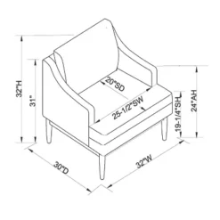 Howell Upholstered Accent Chair With Wood Base - Threshold™ Designed With Studio McGee 14 Howell Upholstered Accent Chair With Wood Base - Threshold™ Designed With Studio McGee -Beauty House GUEST eaa765f5 26c5 4ecb 8f54 dd96378e2465
