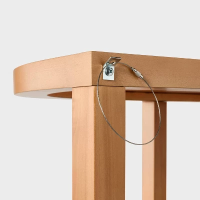 Demi Lune Curved Cabinet With Real Marble Stone - Threshold™ Designed With Studio McGee 3 Demi Lune Curved Cabinet With Real Marble Stone - Threshold™ Designed With Studio McGee - Image 3