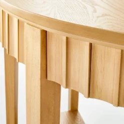 Thousand Oaks Wood Scalloped Demilune Console Table - Threshold™ Designed With Studio McGee 7 Thousand Oaks Wood Scalloped Demilune Console Table - Threshold™ Designed With Studio McGee -Beauty House GUEST eb35aaa8 f7c8 4881 b5d1 f85e53b2ca90