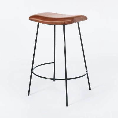 Clarkston Metal Counter Height Barstool With Upholstered Seat - Threshold™ Designed With Studio McGee 9 Clarkston Metal Counter Height Barstool With Upholstered Seat - Threshold™ Designed With Studio McGee - Image 9