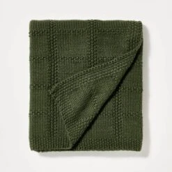 Grid Knit Throw Blanket - Threshold™ Designed With Studio McGee -Beauty House GUEST f215dc3f 44a0 4c1b 9ed3 f6fe35bcd634