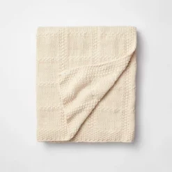 Grid Knit Throw Blanket - Threshold™ Designed With Studio McGee -Beauty House GUEST f49e1612 4350 4f2e a1df c4d091023d34