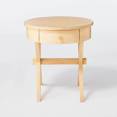 Wasatch Side Table With Drawer Light Natural - Threshold™ Designed With Studio McGee 2 Wasatch Side Table With Drawer Light Natural - Threshold™ Designed With Studio McGee - Image 2