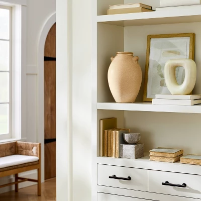 Tall Vase With Handle - Threshold™ Designed With Studio McGee 1 Tall Vase With Handle - Threshold™ Designed With Studio McGee