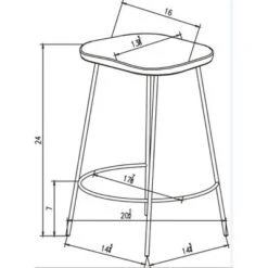 Metal Base Counter Height Barstools With Wood Seat Brown - Threshold™ Designed With Studio McGee 9 Metal Base Counter Height Barstools With Wood Seat Brown - Threshold™ Designed With Studio McGee -Beauty House GUEST fc6ba567 7d0a 4f6c a2d1 6fb42b1cfa64